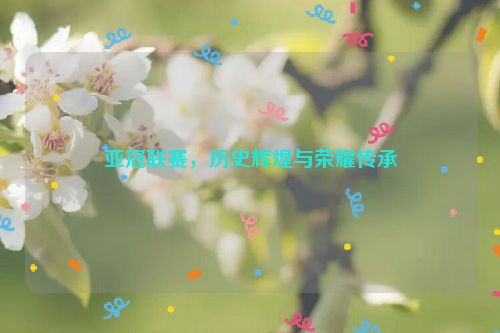 亚冠联赛，历史辉煌与荣耀传承