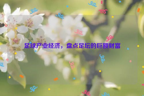 足球产业经济，盘点足坛的巨额财富